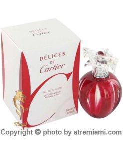 ادکلن کارتیر دلیشز Miami خرید عطر ادکلن کارتیر دلیشز زنانه اصل میامی Cartier Delices de Cartier Perfume