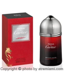 ادکلن کارتیر پاشا ادیشن نویر اسپرت Miami خرید عطر ادکلن کارتیر پاشا ادیشن نویر اسپرت مردانه اصل میامی Cartier Pasha de Edition Noire Sport Perfume