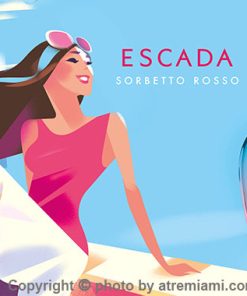 اسکادا سوربتو روسو Miami بهترین عطر و ادکلن اسکادا سوربتو روسو زنانه اصل میامی Escada Sorbetto Rosso Perfume
