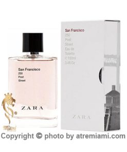 قیمت عطر زارا سانفرانسیسکو ۲۵۰ پست استریت مردانه اصل میامی