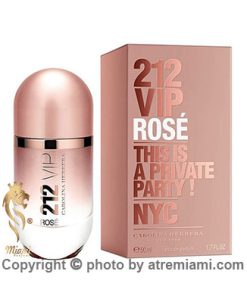 قیمت عطر کارولینا هررا ۲۱۲ وی آی پی رز زنانه اصل میامی