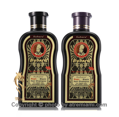 شامپو-رنگ-مو-و-رفع-سفیدی-مو-سوبارو-Magic-subaru-black-hair-shampoo